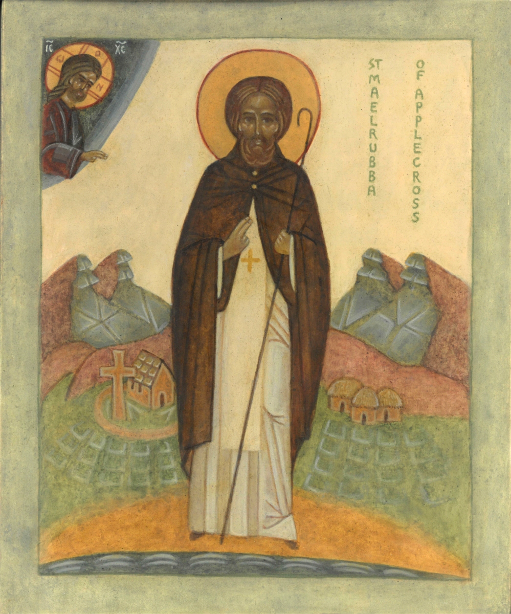 Religious icon: Saint Maelrubba of Applecross